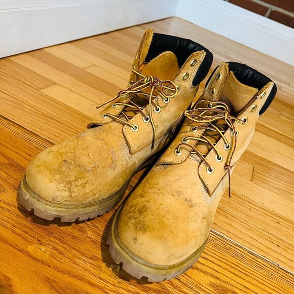 Timberlands Men’s 11.5 Suede Leather Boots 400 Gram Primaloft Nubuck Waterproof - Picture 7 of 16